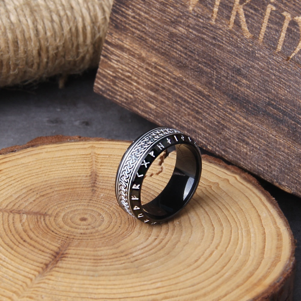 Secrets Of The Urd - Stainless Steel Ring - Viking Trinkets