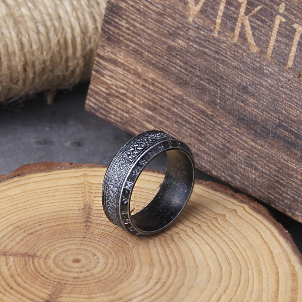 Secrets Of The Urd - Stainless Steel Ring - Viking Trinkets