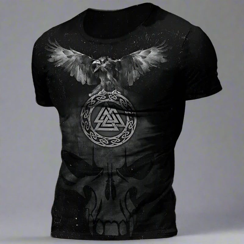 Asgard's Might - Viking Inspired 3D Printed Short Sleeve T-shirts