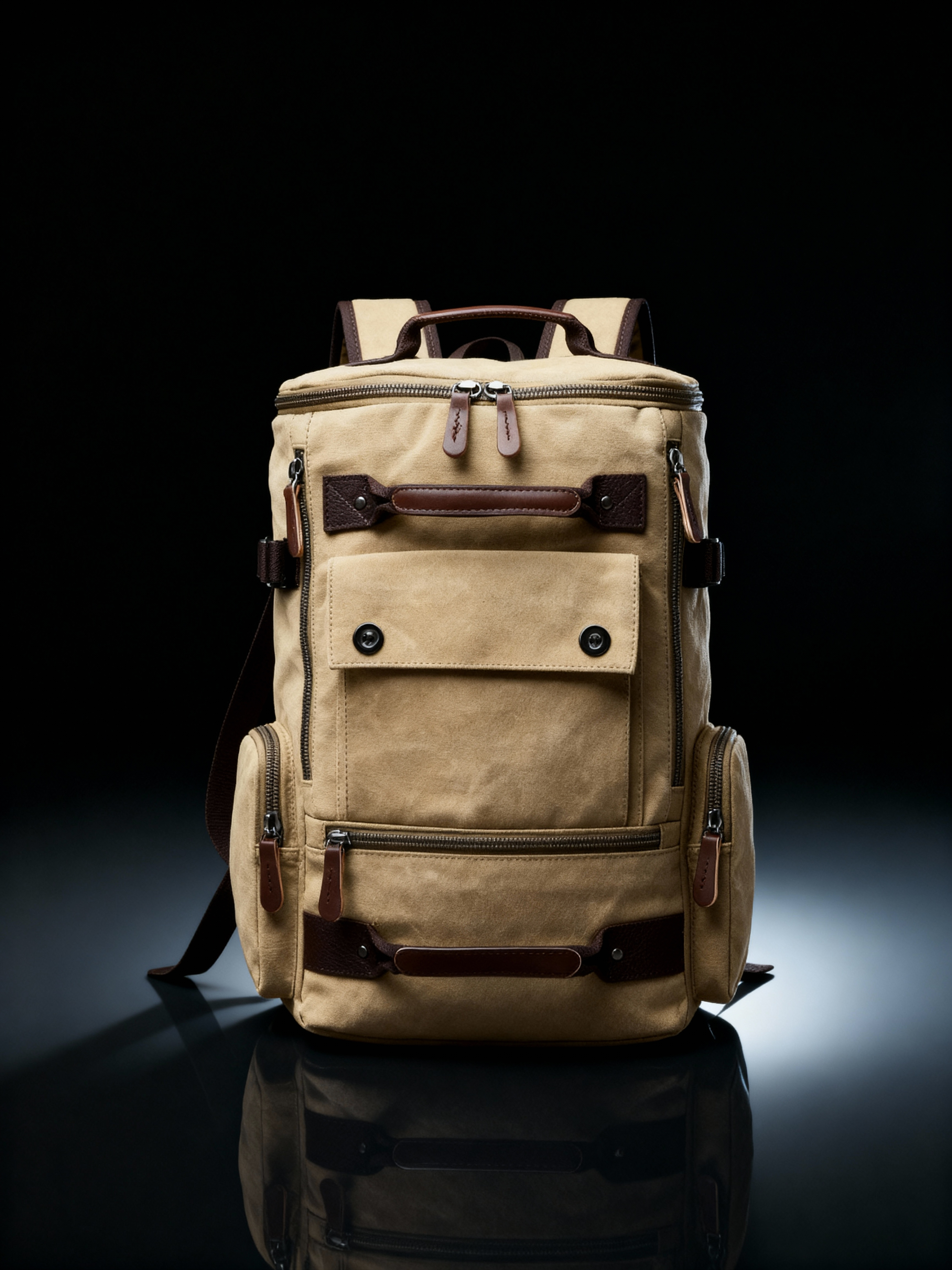 The Ironhide - Vintage Canvas Backpack