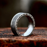 Aesir's Blessing - Titanium Steel Viking Knot Ring