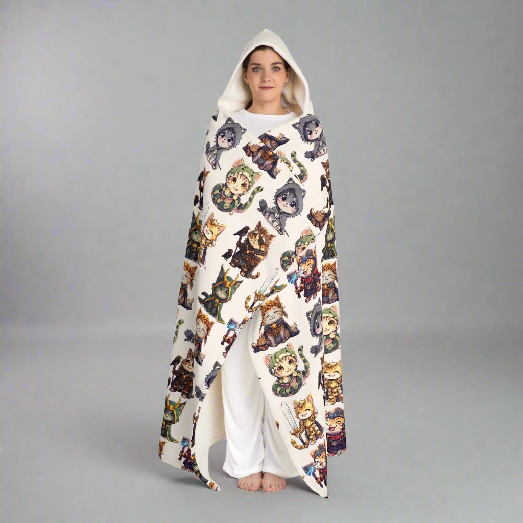 Asgard's Finest - Hooded Sherpa Fleece Blanket