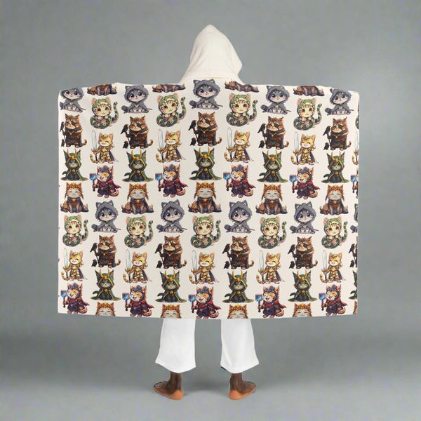 Asgard's Finest - Hooded Sherpa Fleece Blanket