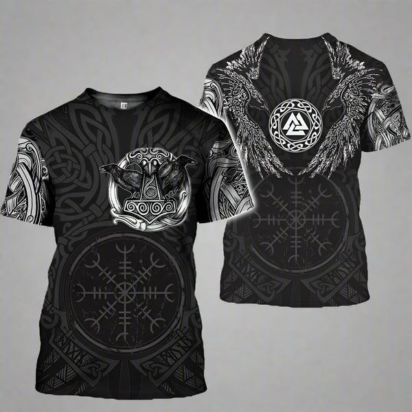 Chaos Reign - Viking Inspired 3D Printed Short Sleeve T-shirts