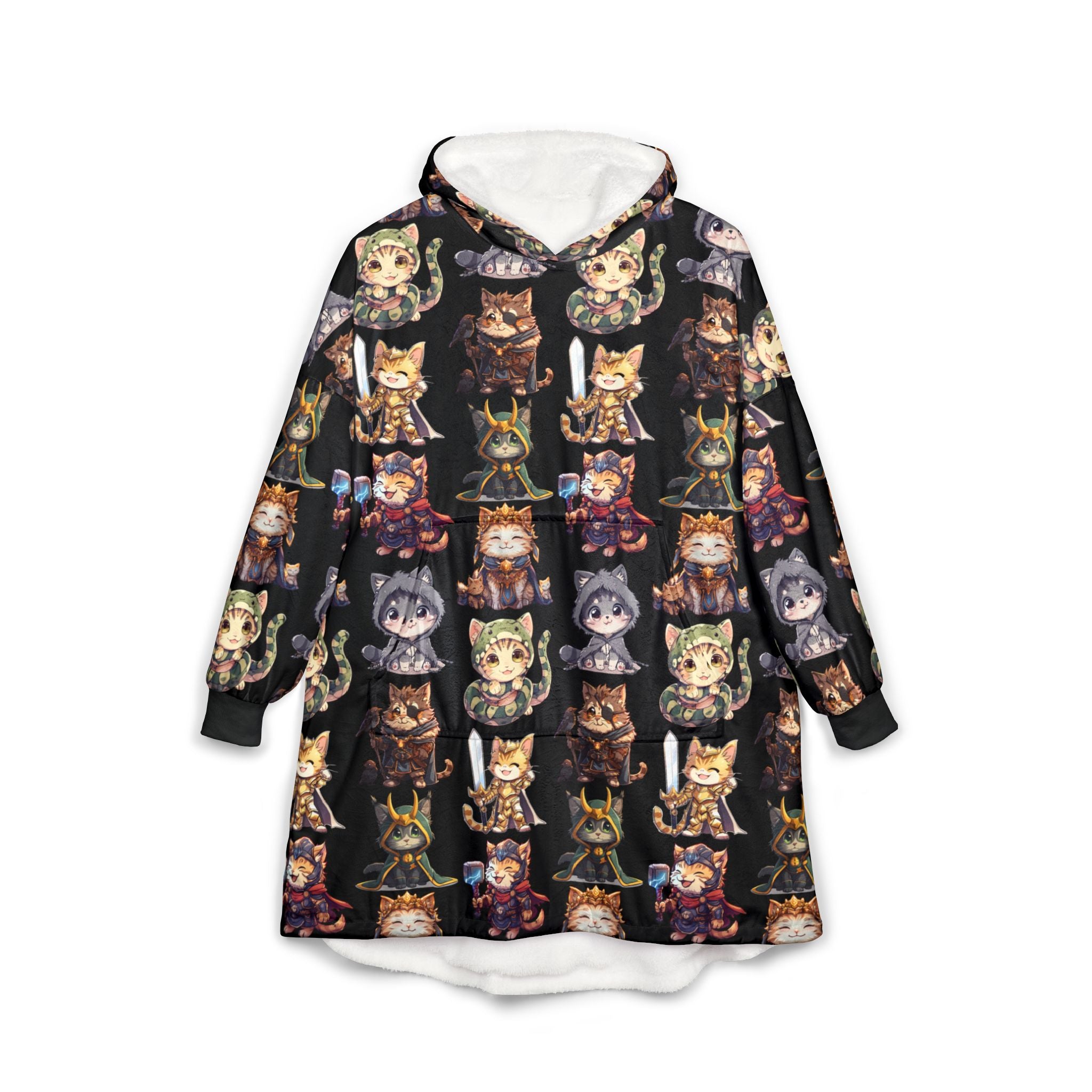 Furballs Of Asgard - Oversized Hooded Blanket