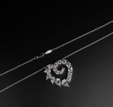 The Jeweled Tail - Moissanite Encrusted Necklace