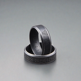 Odin's Runes - Stainless Steel Runic Ring - Viking Trinkets