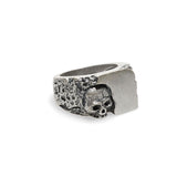 Loki's Reckoning - 925 Sterling Silver Skull Ring