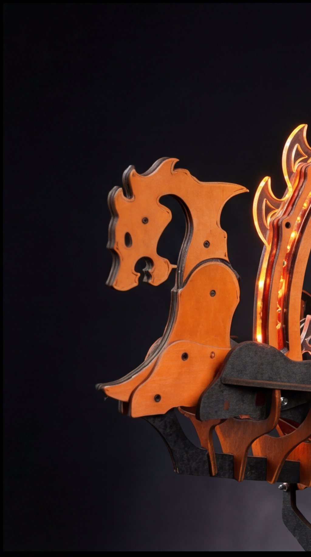 Skíðblaðnir  - Hand-assembled Dragon Ship Puzzle