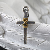 Memory of Athelstan - 925 Thai Silver And Copper Cross Pendant