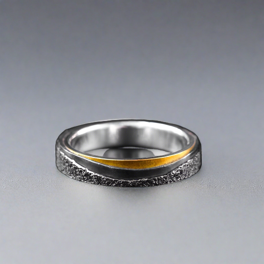 A Holy Couple - Couple's Metal Alloy Ring