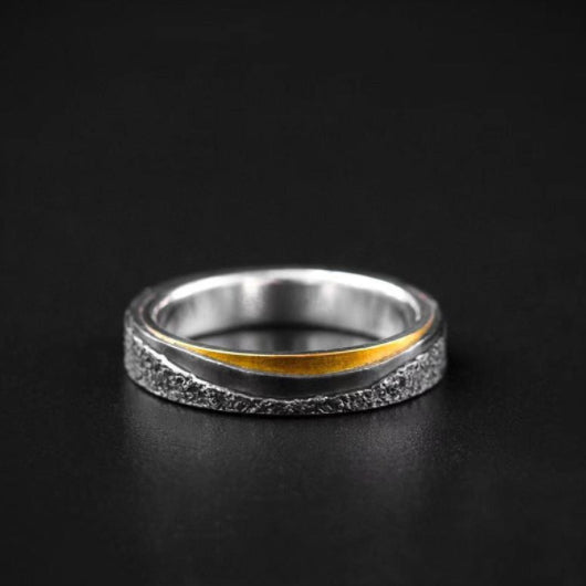 A Holy Couple - Couple's Metal Alloy Ring