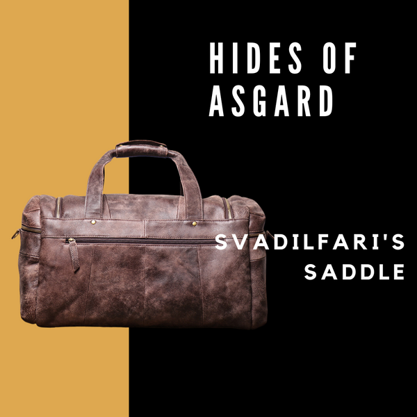 Hides Of Asgard - Cowhide Leather Duffel Bag