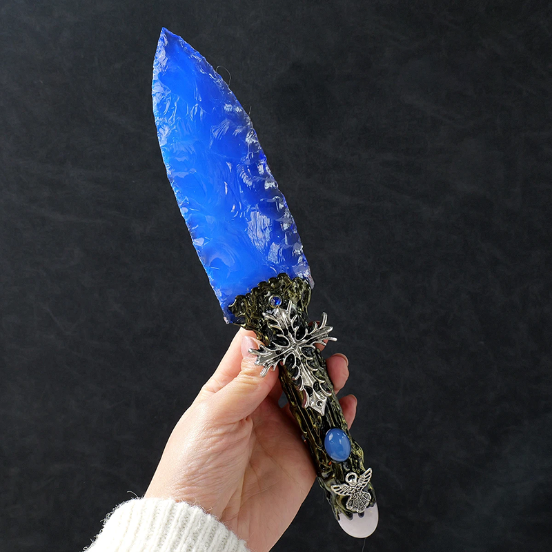 Lævateinn – Natural Opal Ceremonial Dagger