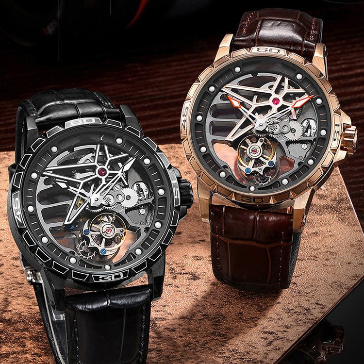 Skuld's Foresight - Five-pointed Star Series Mechanical Movement Watch
