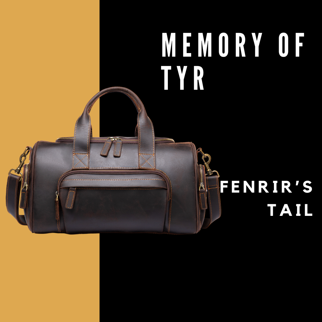 Memory Of Tyr -  Leather Luggage Shoulder Bag