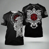 Valhalla Rising - Printed Viking Short Sleeve T Shirt