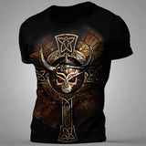 Asgard's Might - Viking Inspired 3D Printed Short Sleeve T-shirts