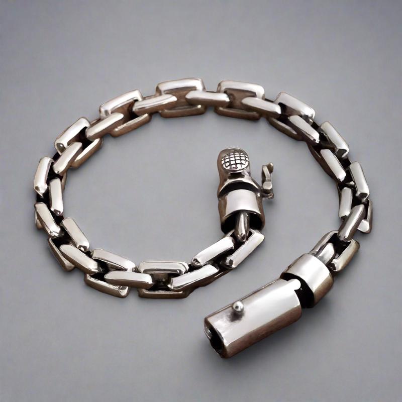 Chain of Fate - Sterling Silver Chain Style Bracelet - Viking Trinkets