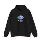 Breast Cancer Awareness Mjolnir - Unisex Heavy Blend Hooded Sweatshirt