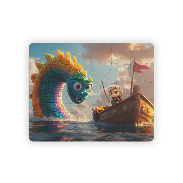 Thor Fishing For Jormungandr - Kids' 30-Piece Puzzle