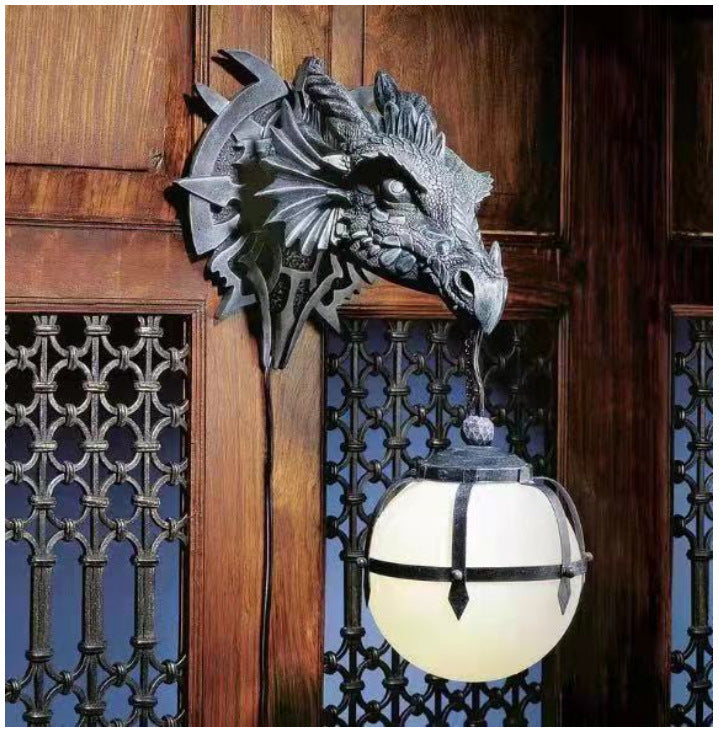 Nidhogg's Abyssal Light - Hanging Dragon Lamp