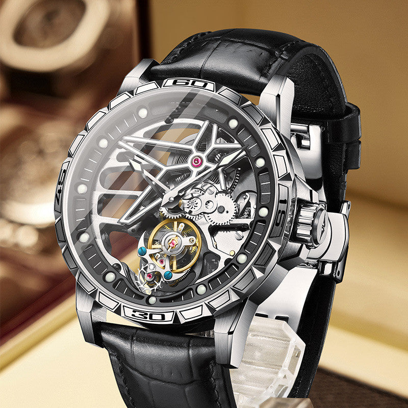 Skuld's Foresight - Five-pointed Star Series Mechanical Movement Watch