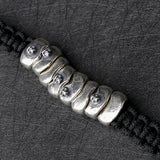 Skull Armour - Silver Paracord Bracelet