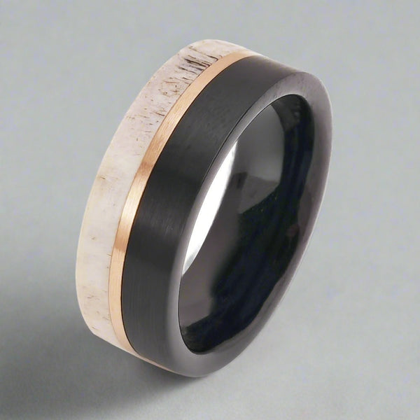 Tyr's Honor - Tungsten Gold Ring