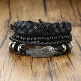 Valkyrie's Wing - High Quality Leather Bracelet