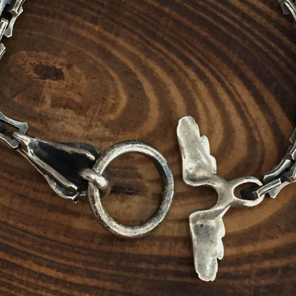 Voidwing - Sterling Silver Bracelet - Viking Trinkets