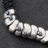 Skull Armour - Silver Paracord Bracelet