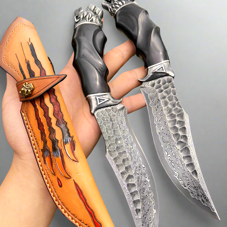 Fenrir's Claw - Damascus Steel Blade