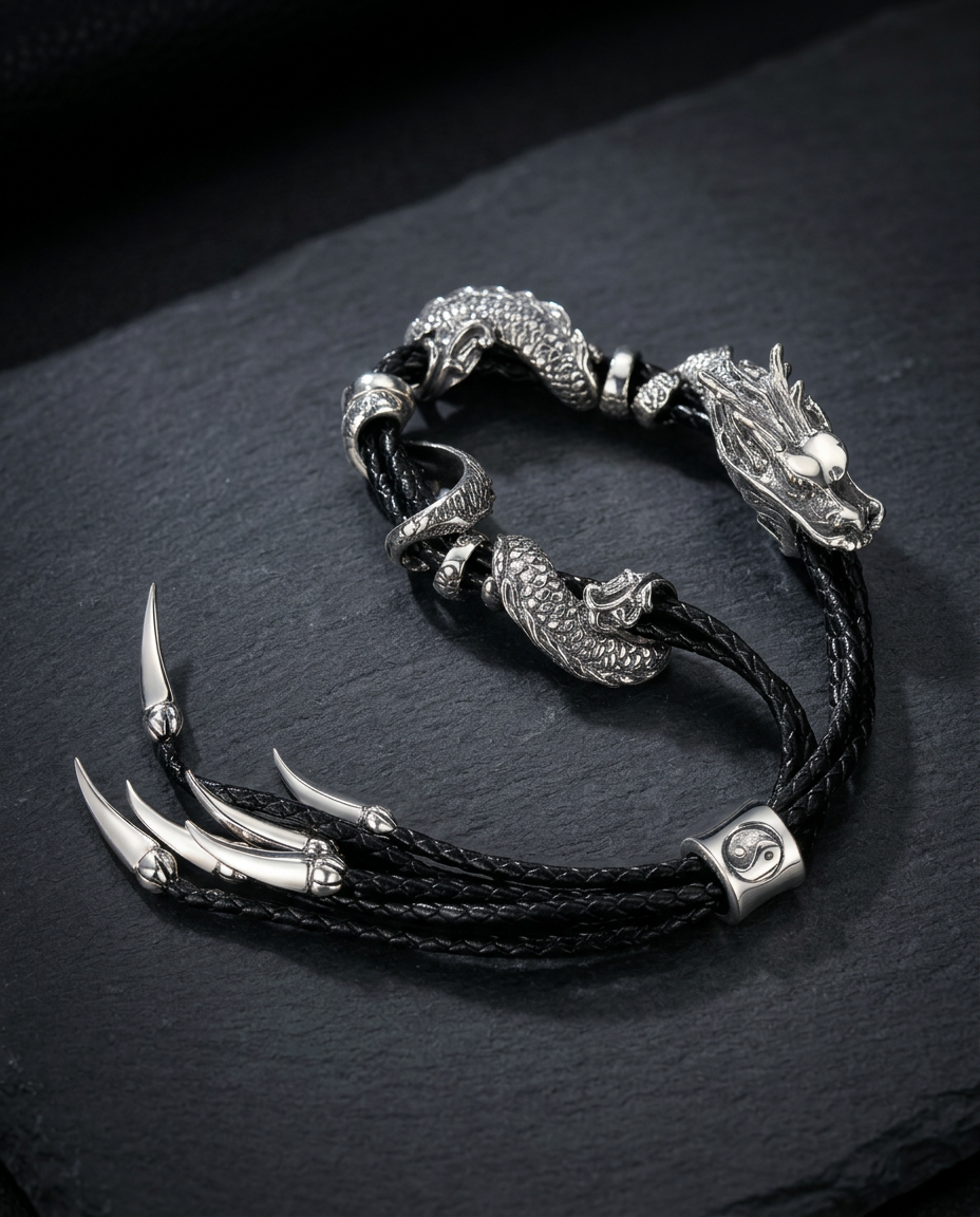 Nidhogg's Wrath - Tibetan Silver Bracelet