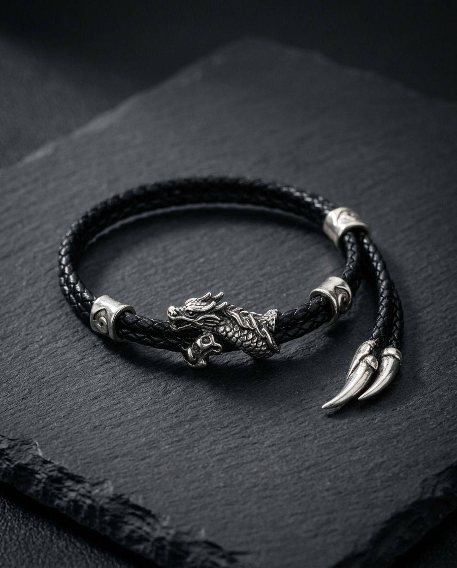 Nidhogg's Wrath - Tibetan Silver Bracelet