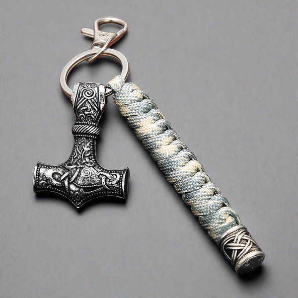 Hammer of Valhalla - Stainless Steel Mjolnir Keyring