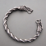 The Pledge - Fenrir - Sterling Silver Allegiance Bracelet - Viking Trinkets