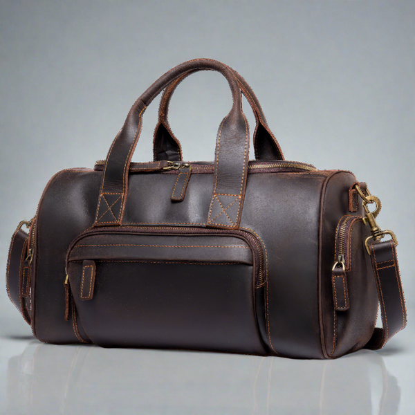 Memory Of Tyr -  Leather Luggage Shoulder Bag