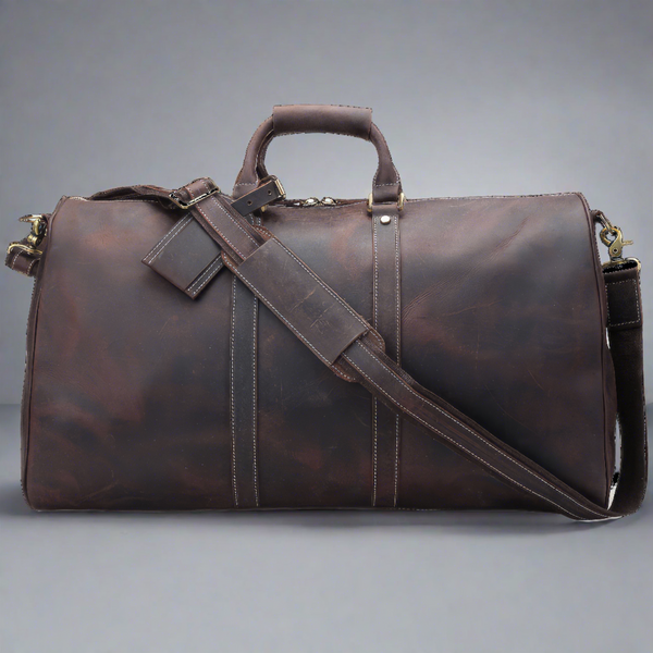 Nomad Of Svartalfheim - Genuine Cowhide Leather Travel Bag