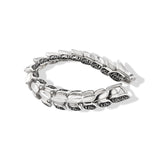 Jormungandr Midgard Serpent Sterling Silver Bracelet - Viking Jewelry