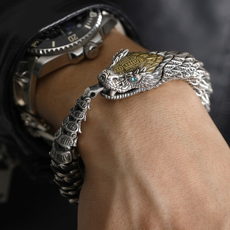 Jormungandr the World Serpent Bracelet - Viking Jewelry