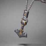 Wrathbringer - Stainless Steel Mjolnir Necklace
