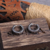 Curse Of Andvari - Stainless Steel Hoop Earrings