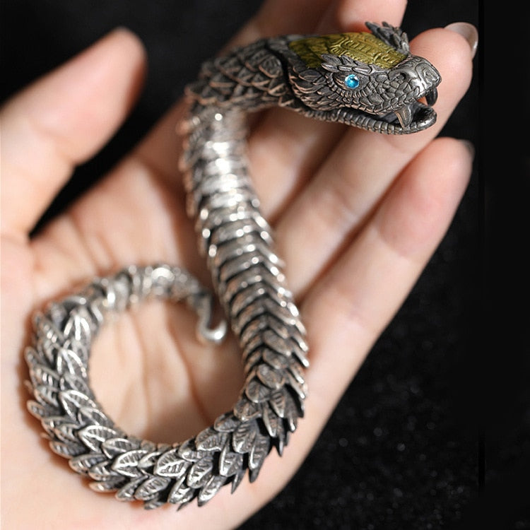 Jormungandr the World Serpent Bracelet - Viking Jewelry