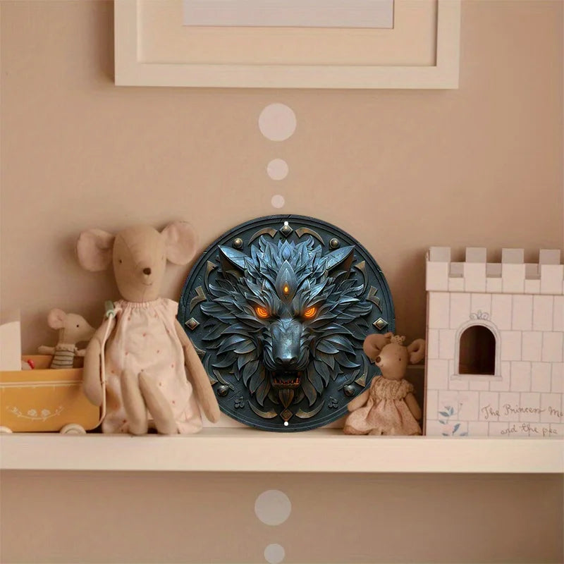 Gaze Of The Beast - Aluminum Wall Decor