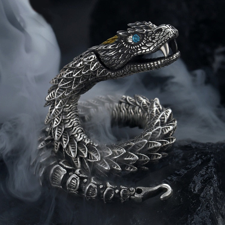 Jormungandr the World Serpent Bracelet - Viking Jewelry