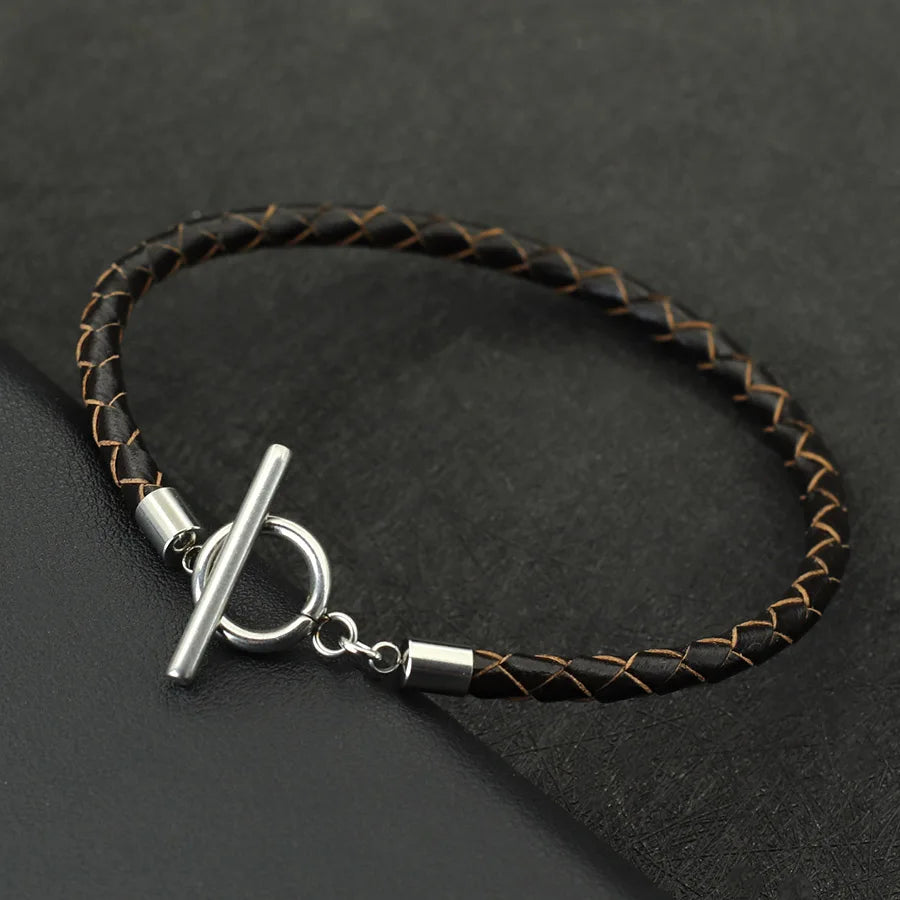 The Nine Worlds – Handmade Genuine Leather Bracelet