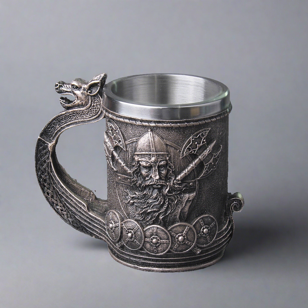 The Travels of Skidbladnir - 600ml Resin Mug - Viking Trinkets