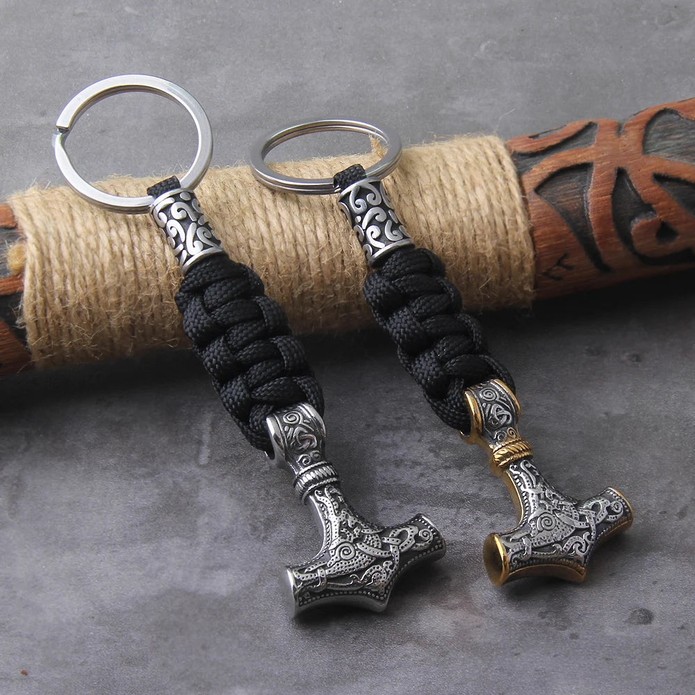 The Mjölnir Keyring — Symbol of Protection - Viking Trinkets