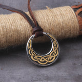 Celtic Moon - Stainless Steel Celtic Moon Necklace